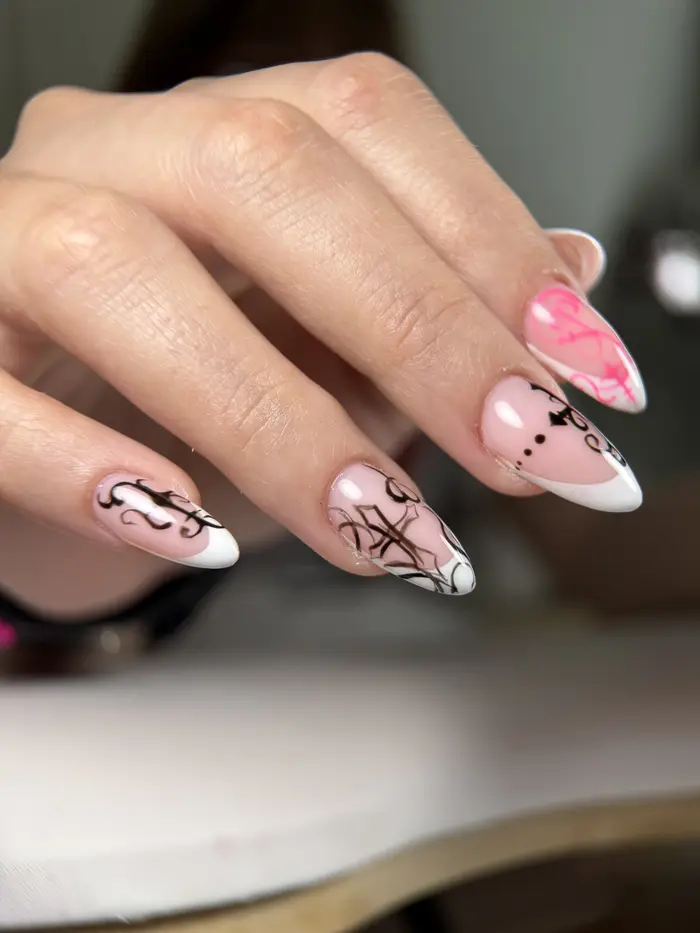 Diseño de uñas realizado en el estudio #09